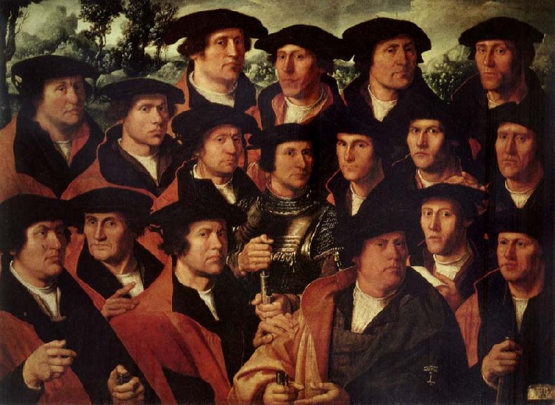 JACOBSZ, Dirck Group portrait of the Shooting Company of Amsterdam China oil painting art